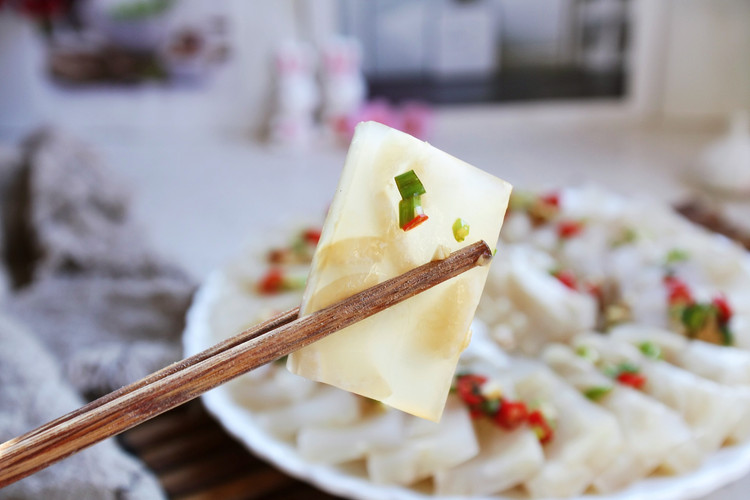 肉皮冻子这样做，Q弹又爽滑的做法