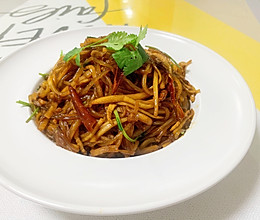 干饭人之酸萝卜炒粉的做法