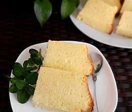 15cm中空原味戚风蛋糕的做法