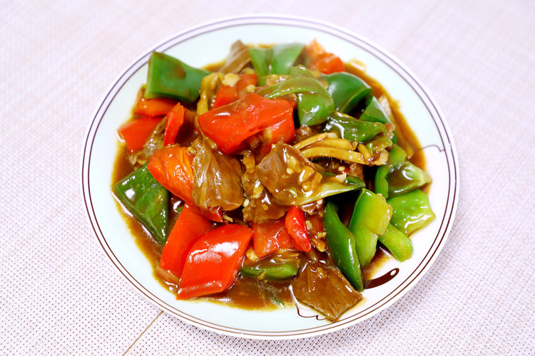 烧牛肉片的做法