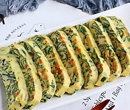 菠菜鸡蛋糕的做法