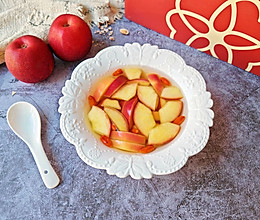 #皇后红玫瑰花式做法#糖水苹果的做法