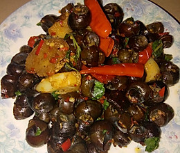 炒田螺的做法