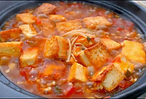 番茄砂锅豆腐煲 #本周热榜#的做法