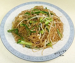 鹅肝酱炒粉丝的做法