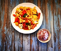 #东古家味美食#瘦身，防癌，补肾，素炒菜花，管饱不怕胖！的做法