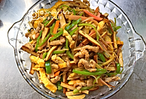 五十二道菜之十二《五彩肉丝》的做法