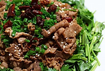 葱油泼羊肉的做法