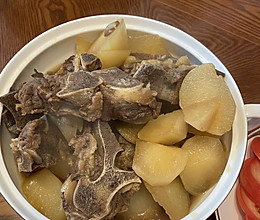 萝卜牛大骨的做法