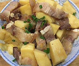 金华腊肉焖芛的做法