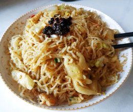 炒粉丝的做法