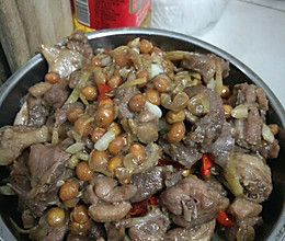 客家特色菜一鸭肉炒黄豆的做法