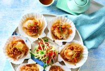 精致好菜#广东蒜蓉粉丝蒸扇贝的做法