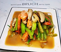 夏至-丝瓜香菇虾聚会的做法