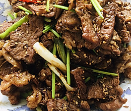 孜然羊肉片的做法