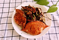 炒梭子蟹的做法