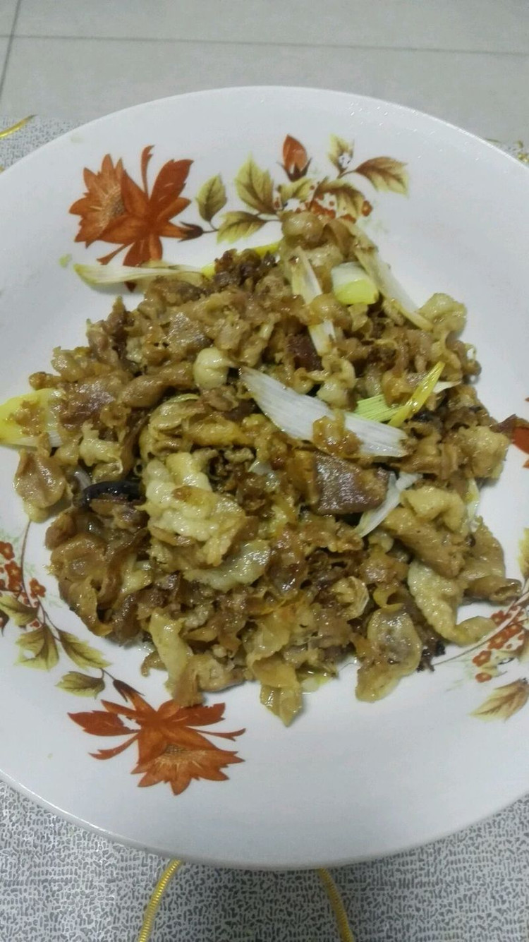 葱爆羊肉片的做法