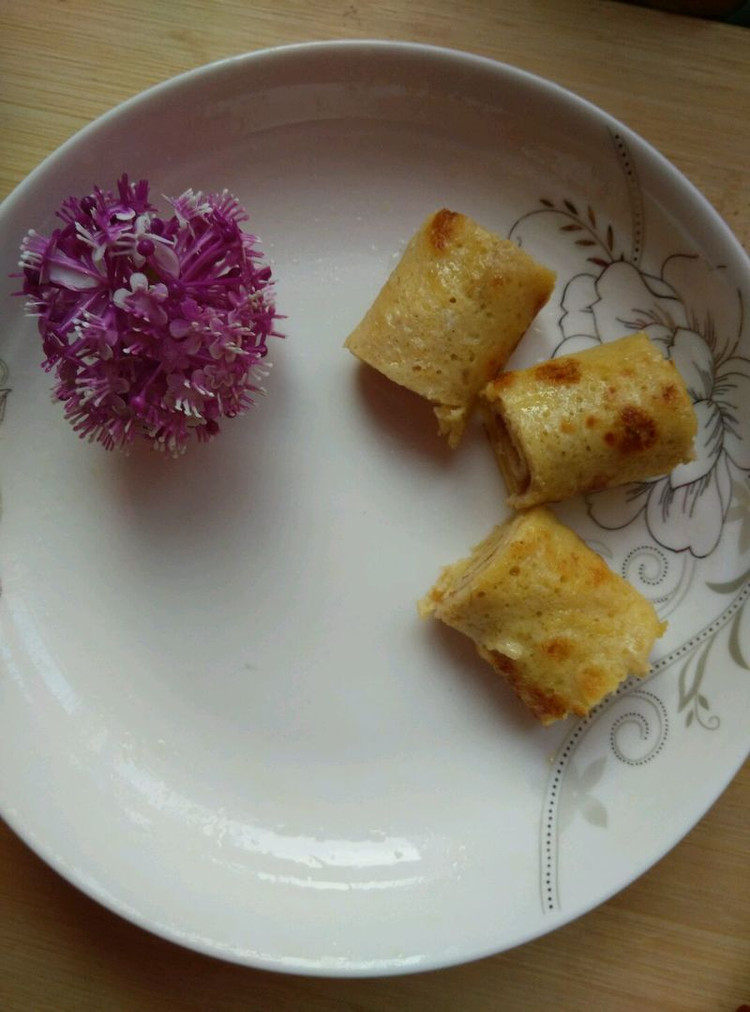 香蕉鸡蛋卷的做法
