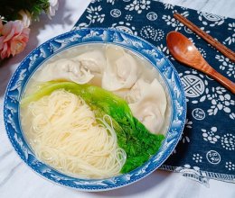 #宝宝的第一口辅食鱼#挪威北极鳕鱼云吞面的做法