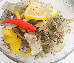 泡椒鱼皮的做法