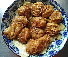 面筋泡酿肉的做法