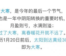 24大寒1月20-2月3日的做法