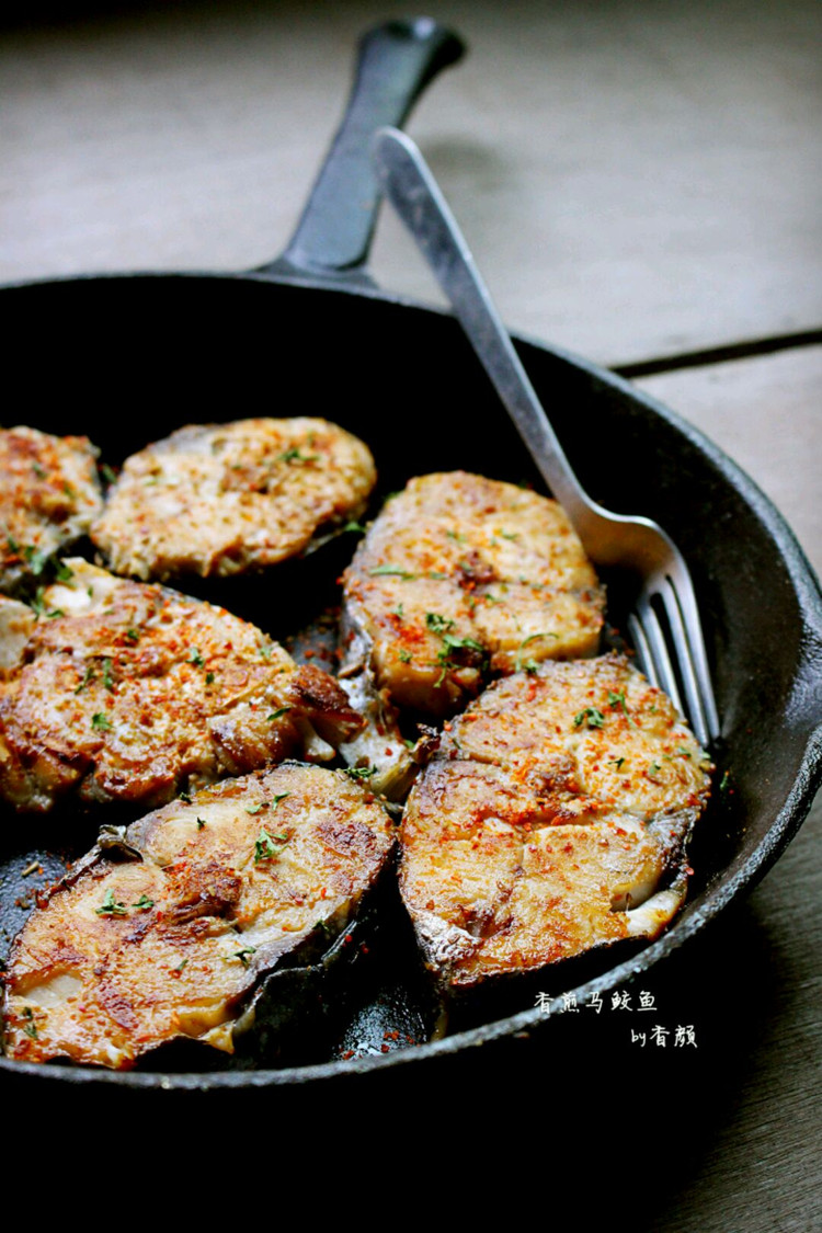 香煎马鲛鱼的做法