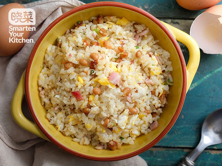 纳豆炒饭的做法