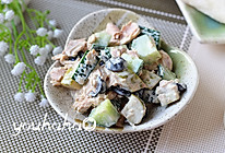 酸黄瓜沙拉#丘比轻食厨艺大赛#的做法