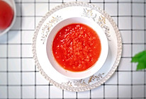 开胃小能手~自制番茄酱：宝宝辅食营养食谱菜谱的做法