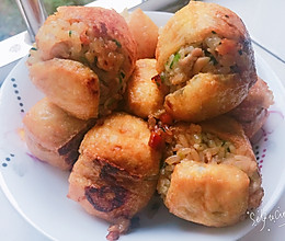 五香糯米饭酿油果-酿菜系列的做法