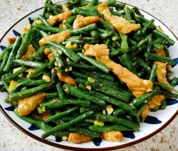 炒豇豆--翠绿软烂法的做法