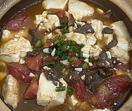 牛肉西红柿豆腐的做法