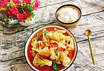 西红柿炖花菜的做法