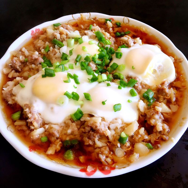 肉蒸蛋＋马蹄的做法