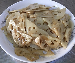 清炒藕的做法