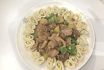 #我家乡酱油美食#鸡肉垫卷子的做法