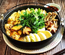 #餐桌上的春日限定#日式酱油鸡肉火锅配自制柑橘酱油（附高汤）的做法