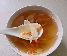 菜蒲头汤的做法