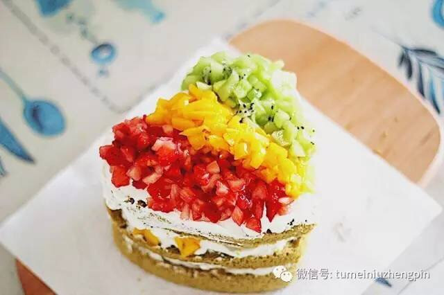 #网红美食我来做#懒人版裸蛋糕图1