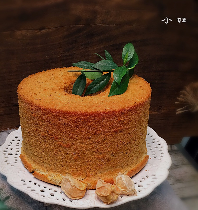枣泥戚风蛋糕图1