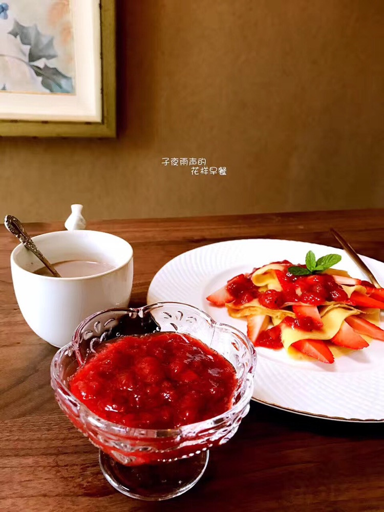 阳光早餐-草莓可丽饼图3
