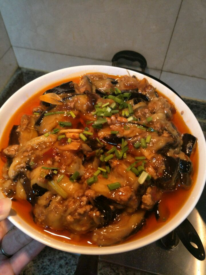 红烧茄子 虾 图1