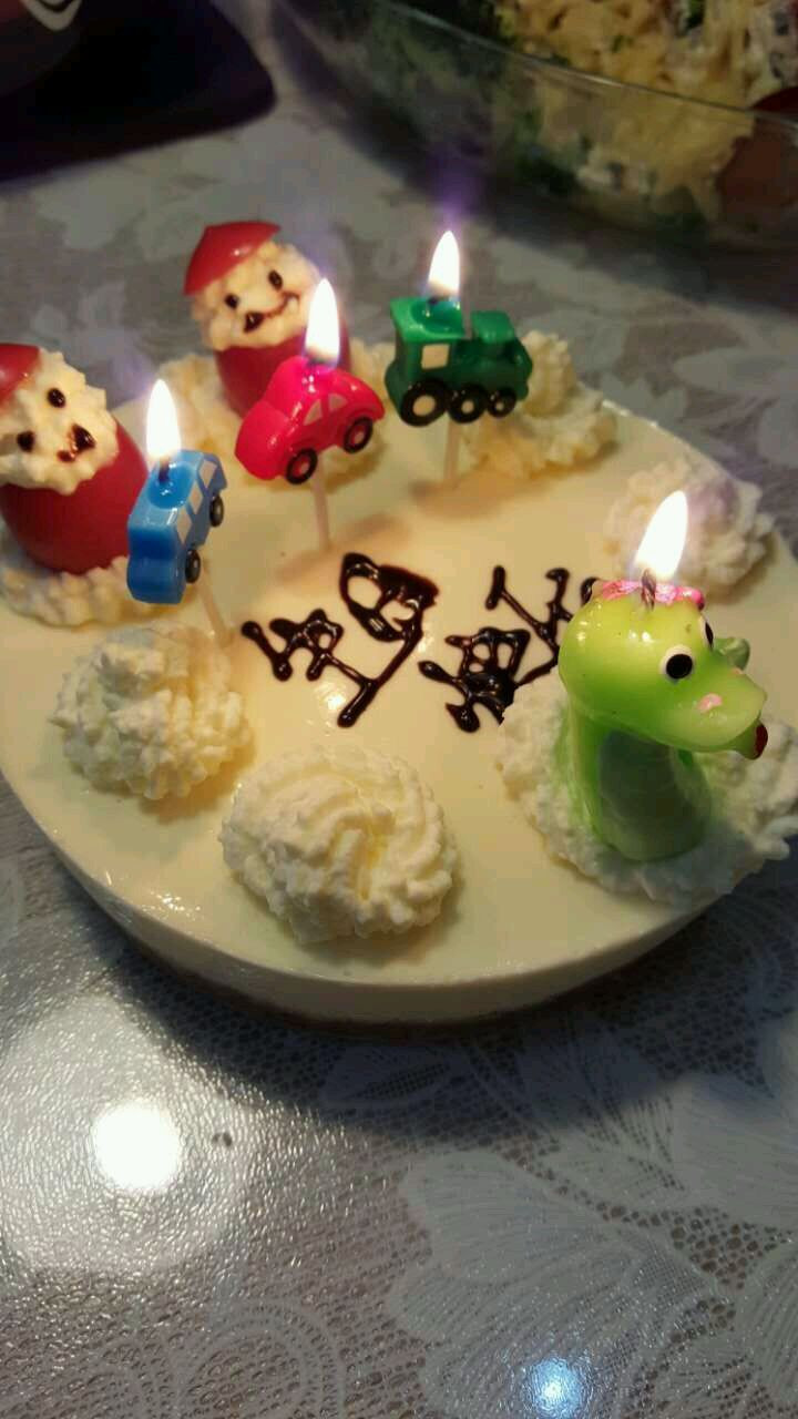 今天宝宝生日，生平第一次做蛋糕，入烘焙一个月。图1