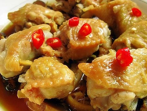  香菇蒸翅中的做法