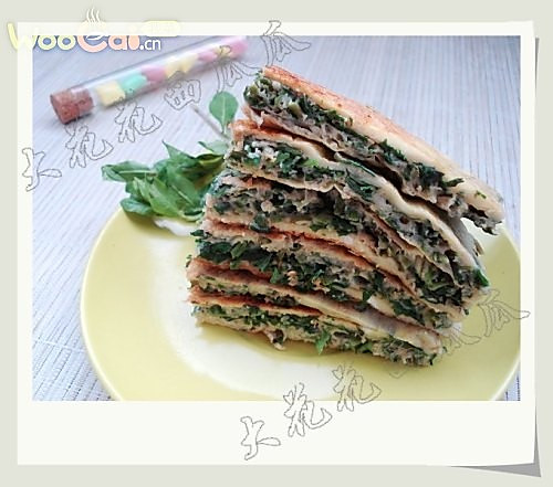 夏天的野菜味道——狗地牙鸡蛋饼的做法