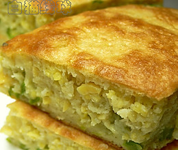黄金搭档：小米香豆蛋饼的做法