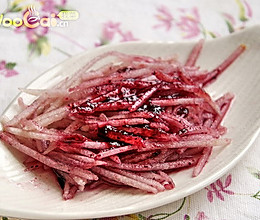 特色玫瑰梨丝的做法