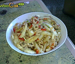糟辣白菜烩肉丝的做法
