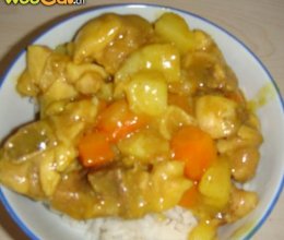 咖喱鸡饭的做法